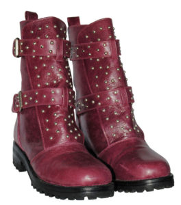 studded motor boots