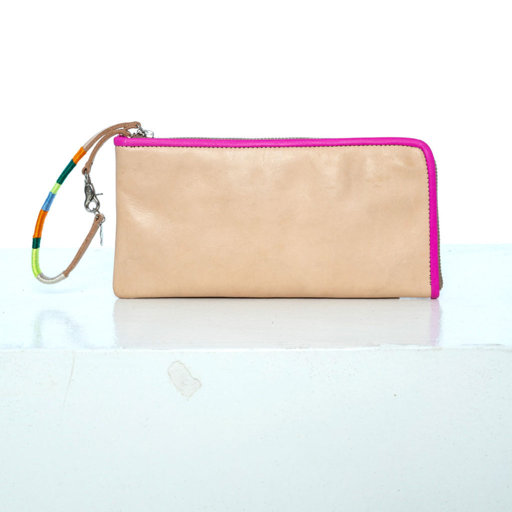 leather wallet “Abrienne” summer radiance